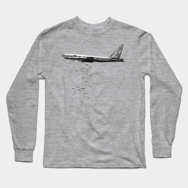 B52 bombing Long Sleeve T-Shirt by DrTigrou